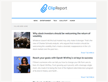 Tablet Screenshot of clipreport.com